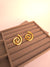 Golden Spiral Studs Earrings