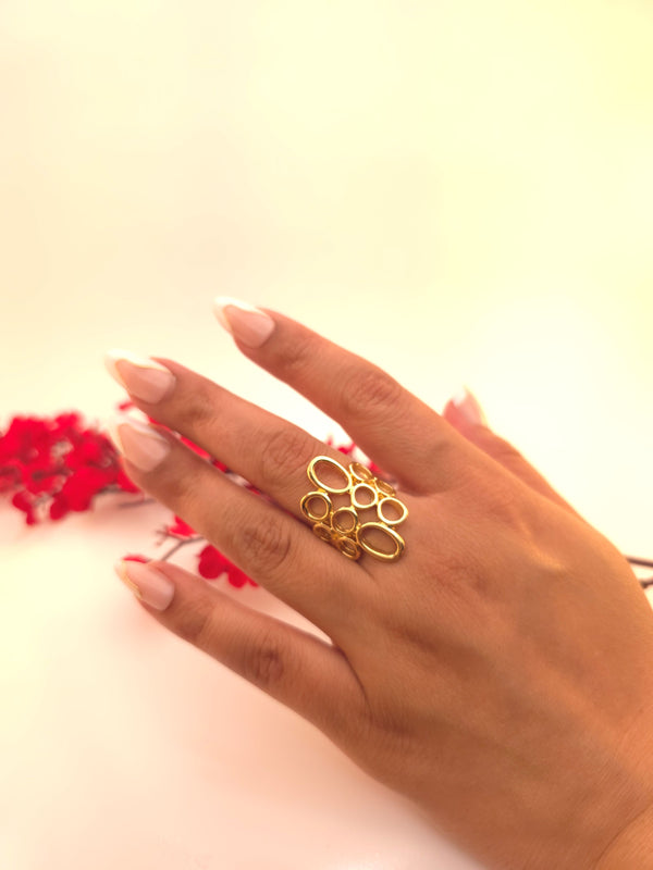 Celestial Circle Art Ring