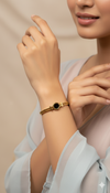 Black Orbit Gold Bracelet