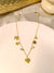 Golden Love & Pearl Charm Chain