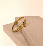 Spiraling Butterfly Kada Bracelet