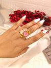Blush Bloom Flower Ring