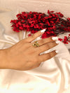 Gold Petal Knot Ring