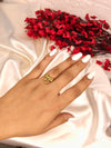 Petite Bow Anti-Tarnish Gold Ring