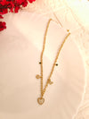 Golden Heart Charm Chain