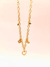 Golden Heart Charm Chain