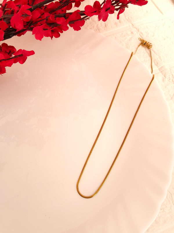 Classic Thin Gold Snake Chain
