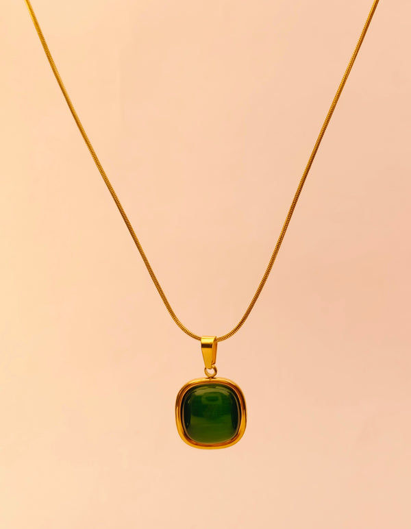 Royal Green Pendant Chain