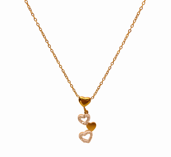 Forever Hearts Pendant Chain