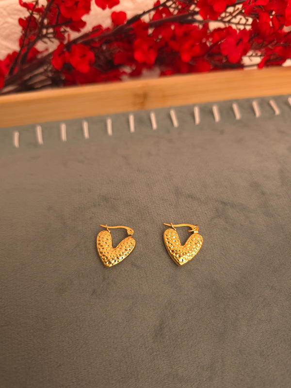 Heart Shape Hoops