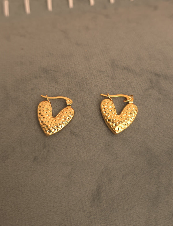 Heart Shape Hoops