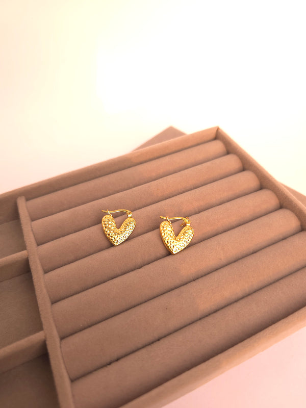 Heart Shape Hoops