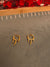 Modern Abstract Gold Hoops
