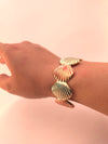 Vintage Sea Shell Petal Hand Cuff