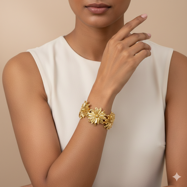 Royal Blossom Hand Cuff