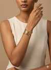 Golden Harmony Wrap Hand Cuff