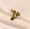 Gold Petal Knot Ring