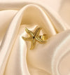 Golden Starfish Anti-Tarnish Ring