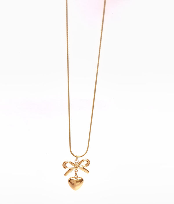 Lovable Bow Pendant Chain