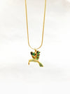 Green Whisper Bird Chain