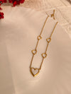 Golden Heart Cascade Chain