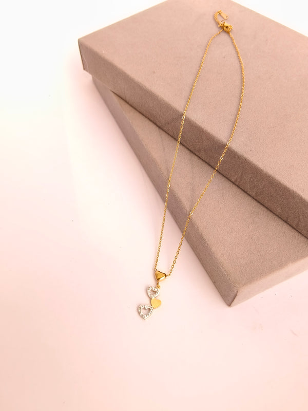 Forever Hearts Pendant Chain