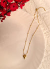 Heart Drop Pendant Chain