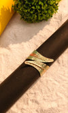 Golden Leaf Wrap Hand Cuff
