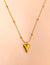 Heart Drop Pendant Chain