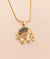 Cute Elephant Pendant Chain Necklace