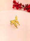 Golden Flutter Butterfly Ring
